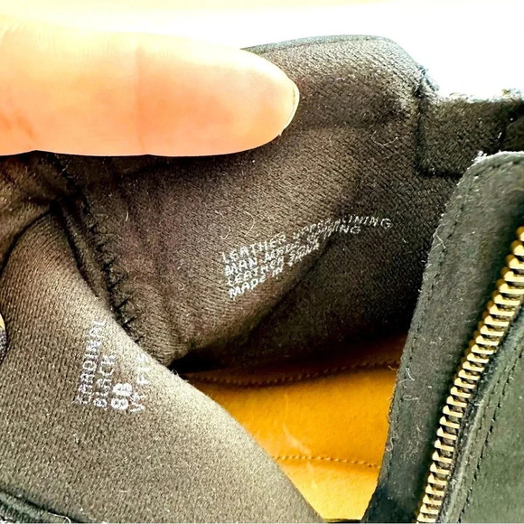 Earth Black Cardinal Suede Wedge Booties - Picture 8 of 8